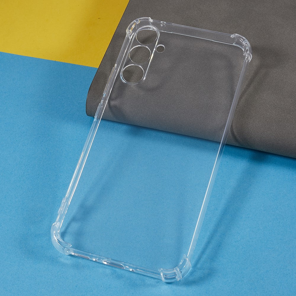 Samsung Galaxy A54 5G Transparent TPU-skal Förtjockat hörn Anti-fall-mobilskydd