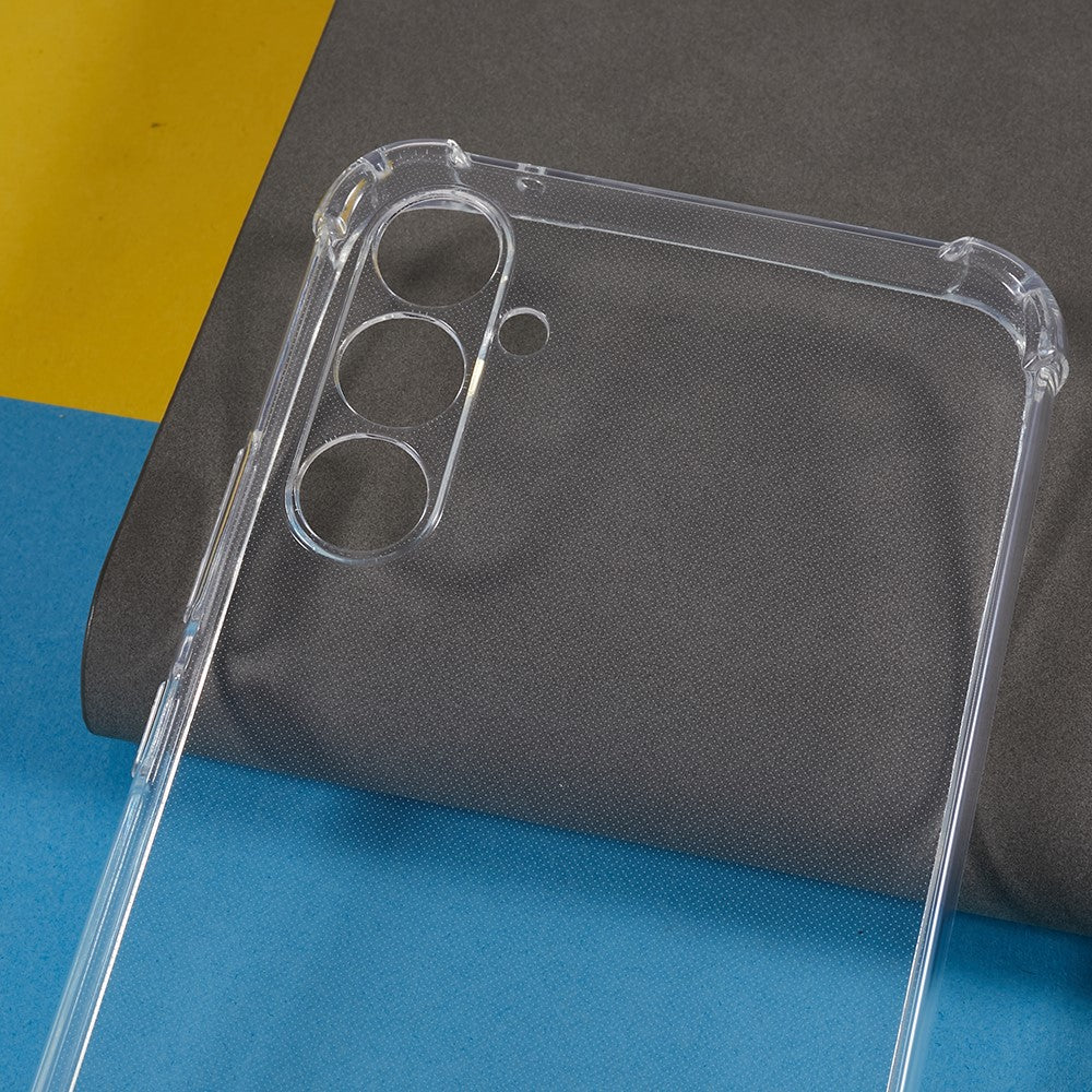Samsung Galaxy A54 5G Transparent TPU-skal Förtjockat hörn Anti-fall-mobilskydd