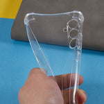 For Samsung Galaxy A54 5G Transparent TPU Case Thickened Corner Anti-drop Phone Cover