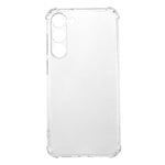 For Samsung Galaxy S23+ Transparent TPU Case Reinforced Corners Shockproof Phone Cover
