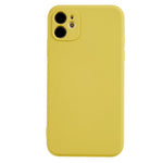 For iPhone 11 Soft TPU Rubberized Cover Fiber Lining Cushion Anti-Scratch Phone Case