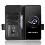 For Asus ROG Phone 7 5G Cell Phone Wallet Case PU Leather Imprinted Triangle Stand Cover