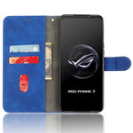 For Asus ROG Phone 7 5G / ROG Phone 7 Ultimate 5G Skin-touch Wallet Phone Case PU Leather Folding Stand  Cover