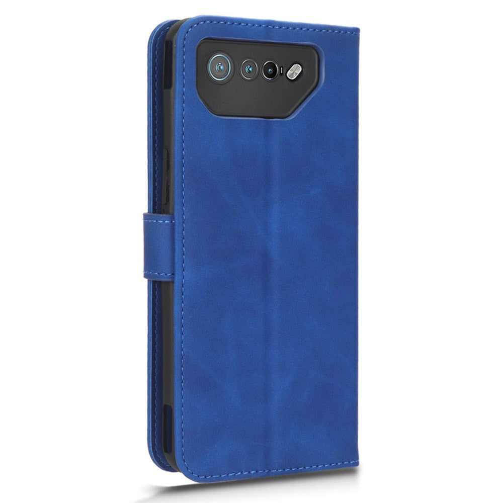 For Asus ROG Phone 7 5G / ROG Phone 7 Ultimate 5G Skin-touch Wallet Phone Case PU Leather Folding Stand  Cover
