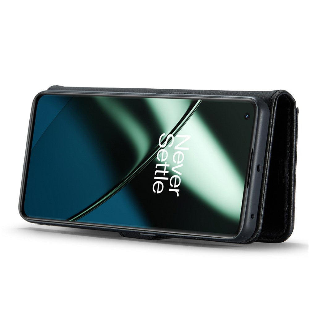 DG.MING För OnePlus 11 5G Avtagbart Magnetiskt Anti-Drop-Skal Delat Läder Plånboksfodral mobilskydd