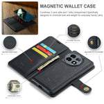 DG.MING För OnePlus 11 5G Avtagbart Magnetiskt Anti-Drop-Skal Delat Läder Plånboksfodral mobilskydd