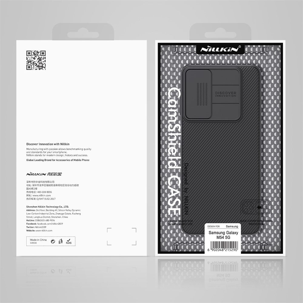 NILLKIN CamShield for Samsung Galaxy M54 5G / F54 5G Hard PC Phone Case Slide Lens Protection Anti-drop Cover