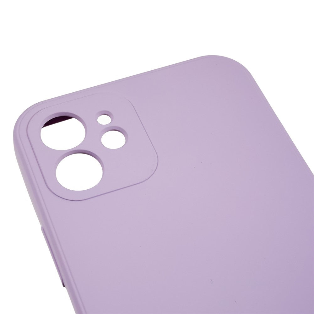 iPhone 12 6,1 tums gummibelagt TPU-mobilskal Fiberfoder Fallsäkert Skyddande Skal