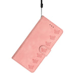 For Samsung Galaxy A52 5G / A52 4G / A52s 5G Drop-proof Butterfly Imprinted Shell Leather Wallet Stand Phone Case