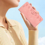 For Samsung Galaxy A52 5G / A52 4G / A52s 5G Drop-proof Butterfly Imprinted Shell Leather Wallet Stand Phone Case