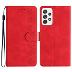 For Samsung Galaxy A52 5G / A52 4G / A52s 5G Drop-proof Butterfly Imprinted Shell Leather Wallet Stand Phone Case