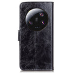 Cell Phone Case for Xiaomi 13 Ultra , Retro Crazy Horse Texture Wallet Stand Leather Phone Cover