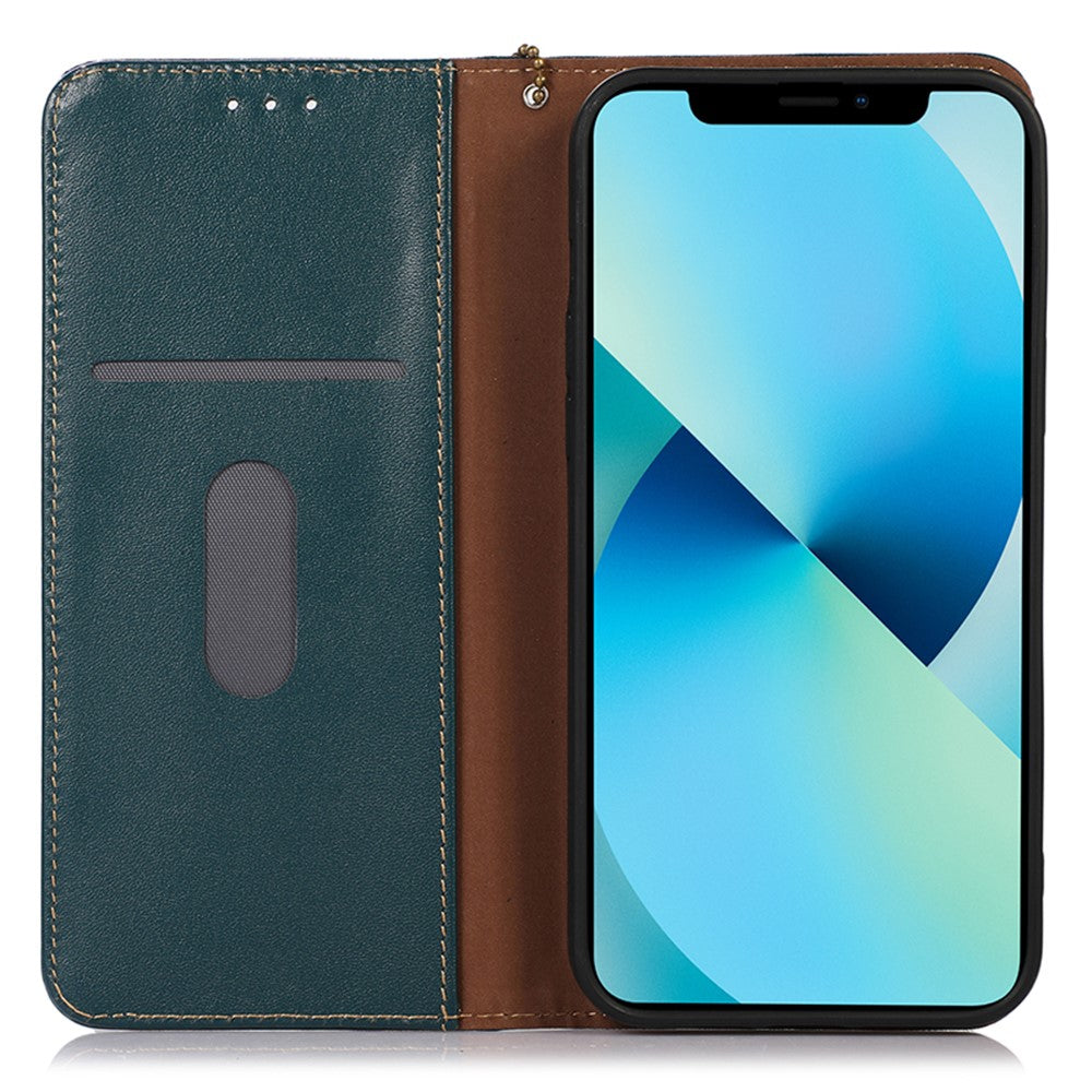 KHAZNEH Mobilmobilskal För Xiaomi 13 Ultra RFID-blockerande Plånboksfodral i äkta kohudläder