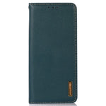 KHAZNEH For Xiaomi 13 Ultra Mobile Phone Cover RFID Blocking Genuine Cowhide Leather Stand Wallet Case
