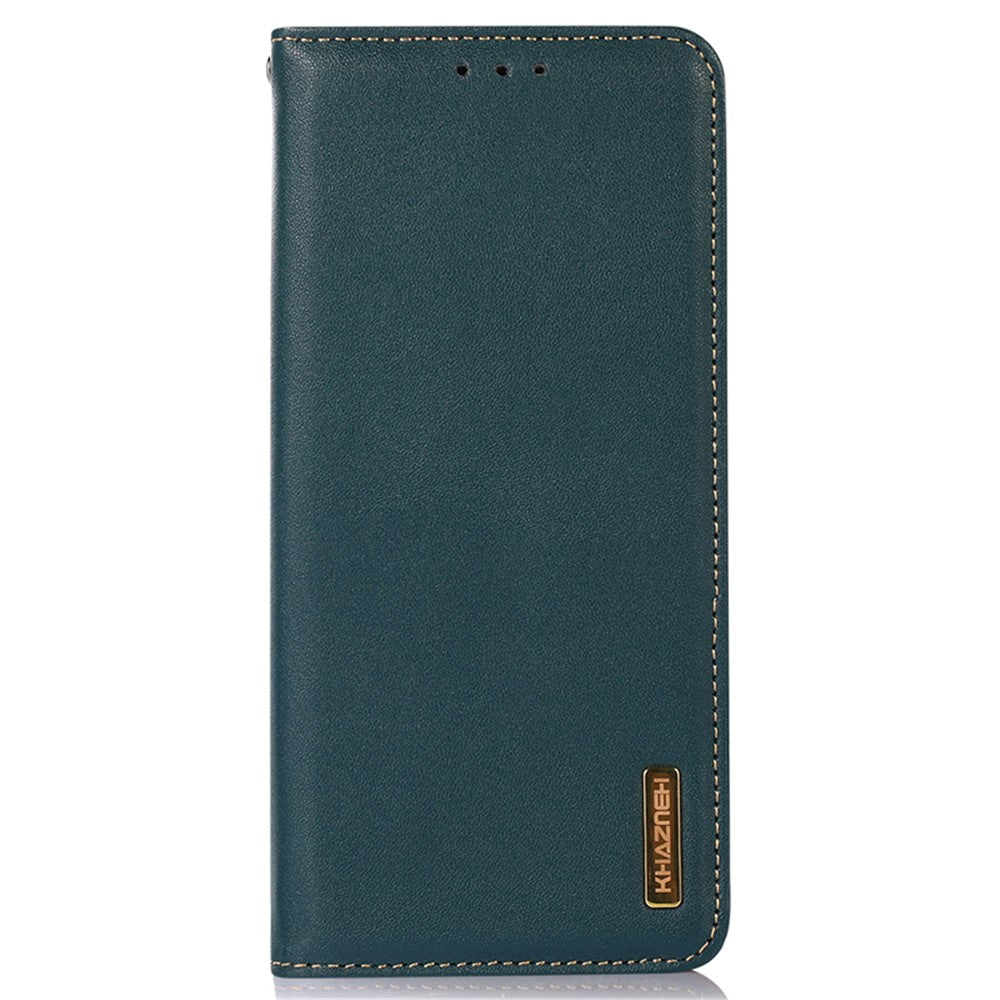 KHAZNEH For Xiaomi 13 Ultra Mobile Phone Cover RFID Blocking Genuine Cowhide Leather Stand Wallet Case