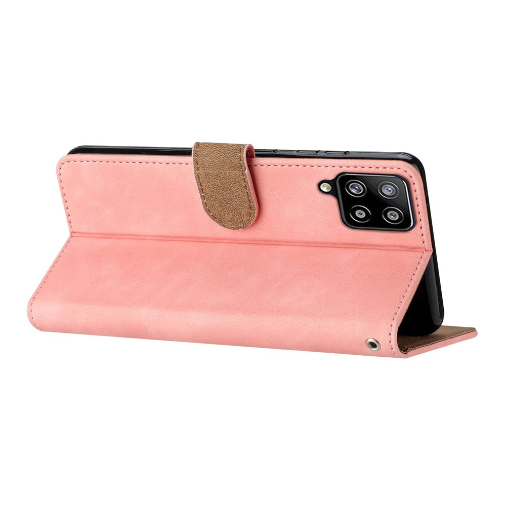 Butterfly Imprinted Phone Case for Samsung Galaxy M53 5G PU Leather Cover with Stand Wallet