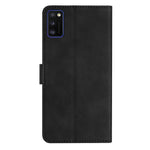 Leather Case for Samsung Galaxy A41 (Global Version) Butterfly Imprinted Phone Cover with Stand Wallet
