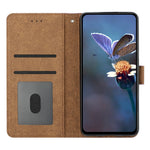 Leather Case for Samsung Galaxy A41 (Global Version) Butterfly Imprinted Phone Cover with Stand Wallet