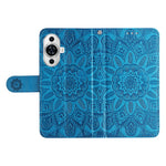 For Huawei nova 11 / nova 12s 4G / nova 12 Lite 4G Wallet Flip Protective Cover PU Leather Sunflower Imprinted Stand Phone Case