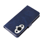 Leather Phone Case for Huawei nova 11 Pro / nova 11 Ultra , Calf Texture Zipper Pocket Stand Wallet Phone Cover