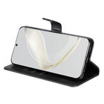 Leather Phone Case for Huawei nova 11 / nova 12s 4G / nova 12 Lite 4G , Calf Texture Zipper Pocket Stand Wallet Shockproof Cover