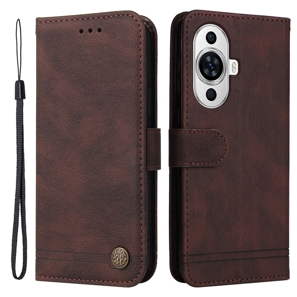 For Huawei nova 11 Pro / nova 11 Ultra Leather Wallet Cases Skin Touch Phone Cover Stand with Strap