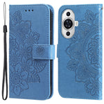For Huawei nova 11 / nova 12s 4G / nova 12 Lite 4G Case Floral Pattern PU Leather Wallet Stand Phone Cover