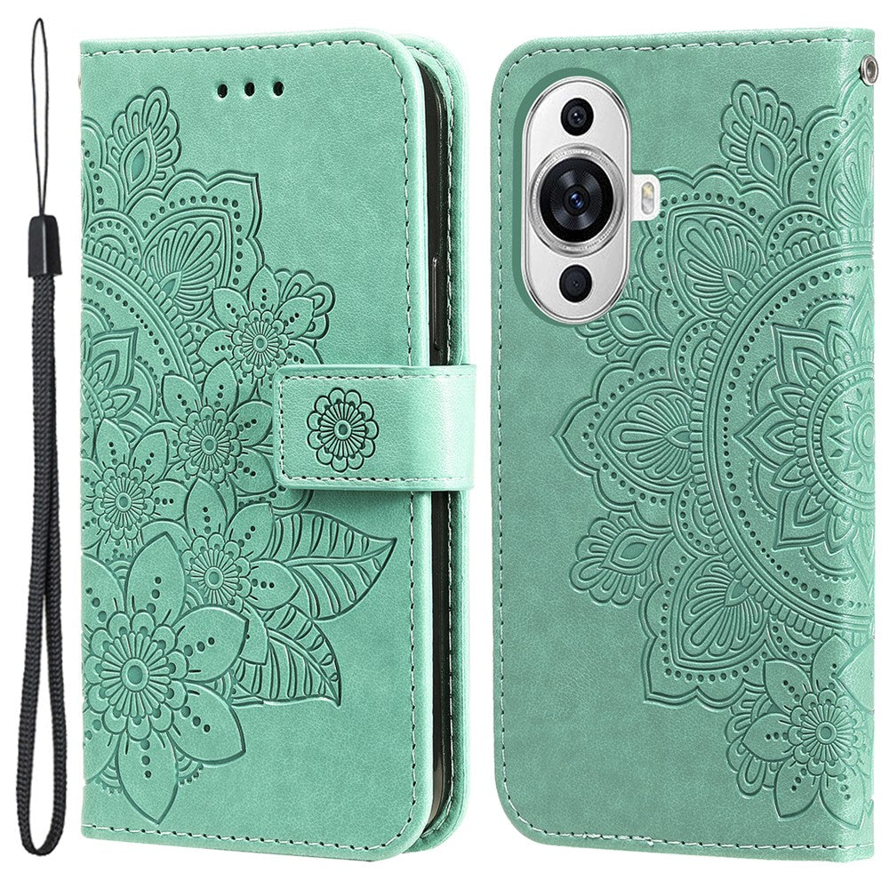 For Huawei nova 11 Pro / nova 11 Ultra Case Floral Pattern PU Leather Wallet Stand Phone Cover
