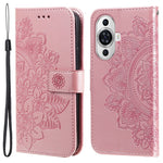 For Huawei nova 11 Pro / nova 11 Ultra Case Floral Pattern PU Leather Wallet Stand Phone Cover