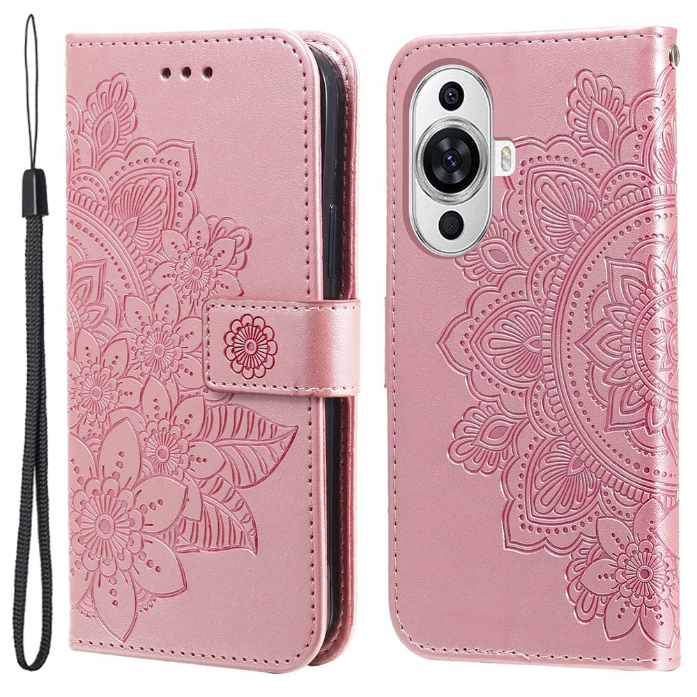 For Huawei nova 11 Pro / nova 11 Ultra Case Floral Pattern PU Leather Wallet Stand Phone Cover