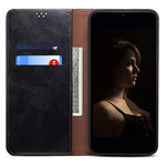 For Xiaomi 13 Ultra Leather Wallet Phone Case Waxy Crazy Horse Texture Stand Phone Cover