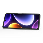 Xiaomi Redmi Note 12 Turbo / Poco F5 5G mjukt TPU hårt PC stötsäkert fodral ringhållare cykelställ mobilskal