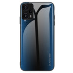 Xiaomi Redmi Note 12 Turbo / Poco F5 5G Kolfibertextur Skal Härdat Glas Baksida + Mjukt TPU mobilskal