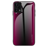 Xiaomi Redmi Note 12 Turbo / Poco F5 5G Kolfibertextur Skal Härdat Glas Baksida + Mjukt TPU mobilskal