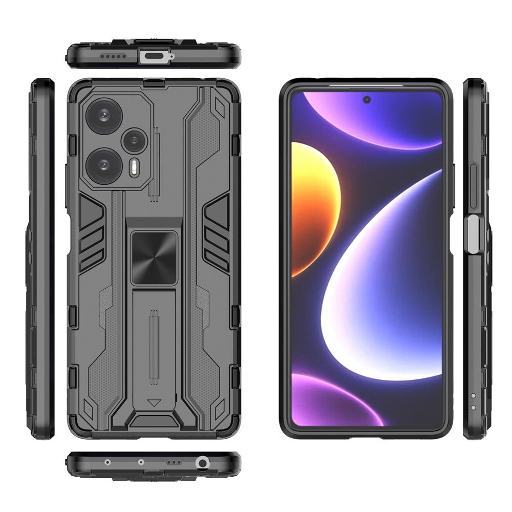 Stødsikkert mobilcover i hård PC og blød TPU til Xiaomi Redmi Note 12 Turbo / Poco F5 5G