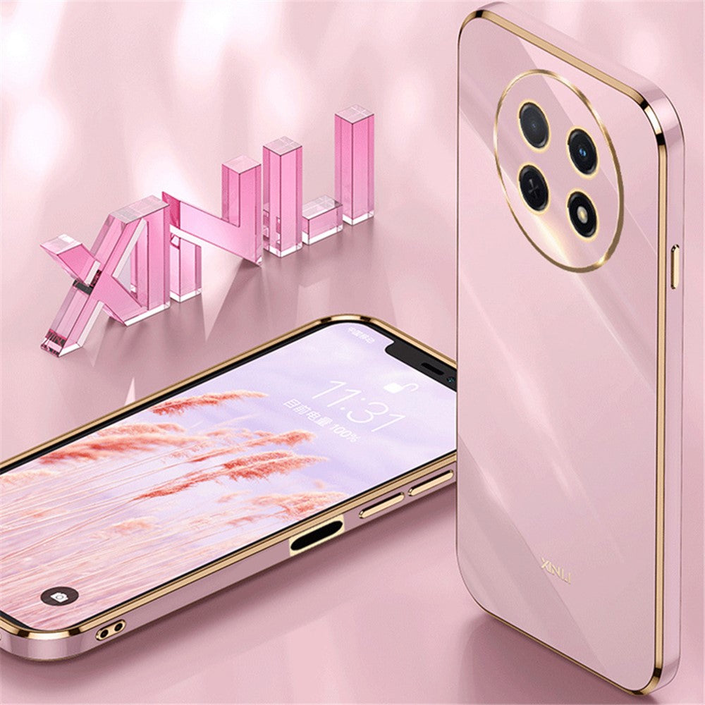 XINLI For Huawei Enjoy 60X Electroplate Case Soft TPU Full Camera Protection Phone Cover