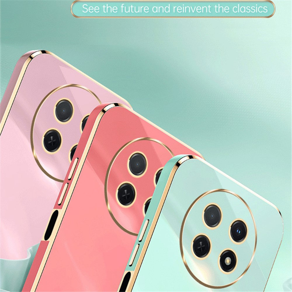XINLI For Huawei Enjoy 60X Electroplate Case Soft TPU Full Camera Protection Phone Cover