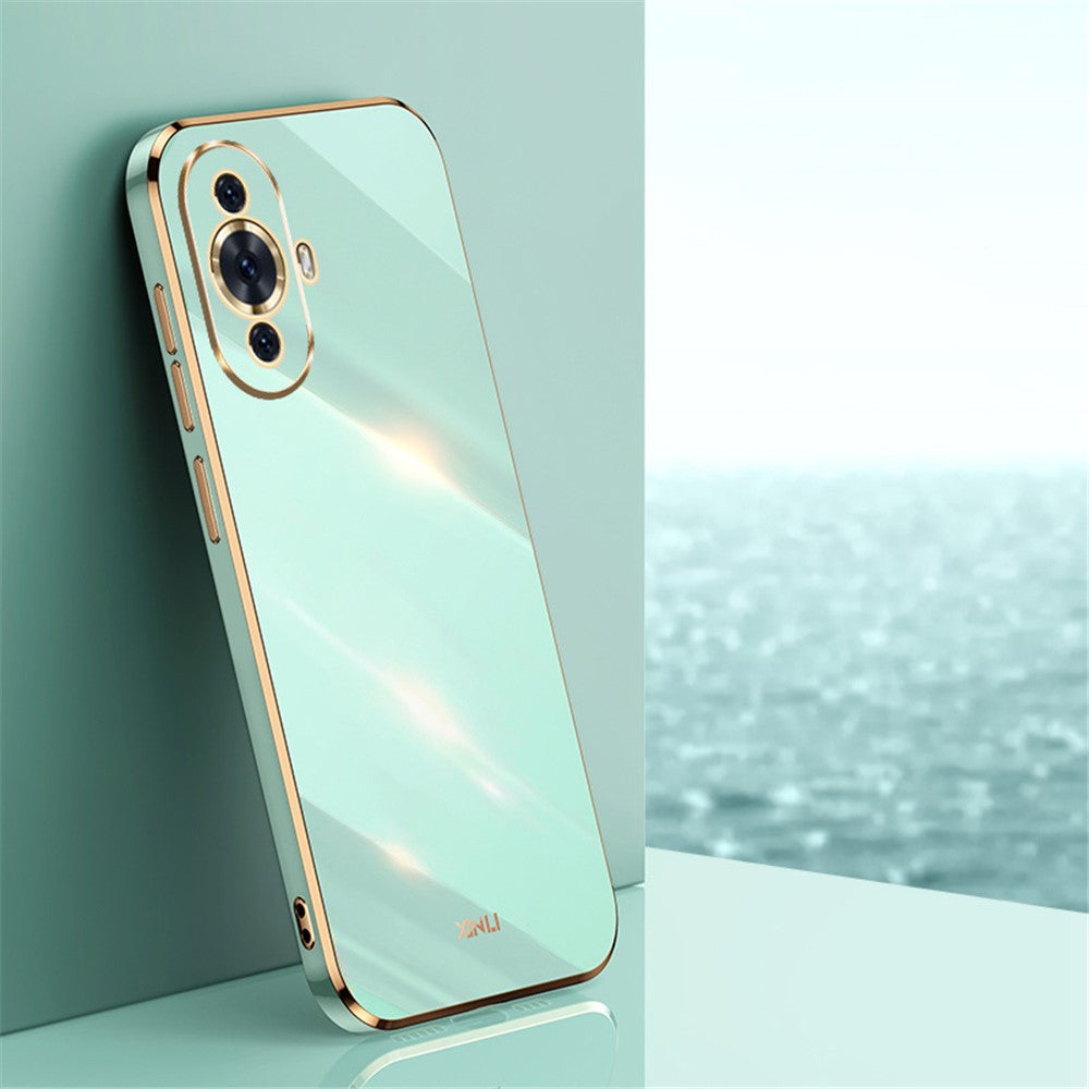 XINLI Anti-drop Phone Case for Huawei nova 11 / nova 12s 4G / nova 12 Lite 4G , Electroplated Precise Lens Cut-out TPU Cover
