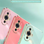 XINLI Anti-drop Phone Case for Huawei nova 11 / nova 12s 4G / nova 12 Lite 4G , Electroplated Precise Lens Cut-out TPU Cover