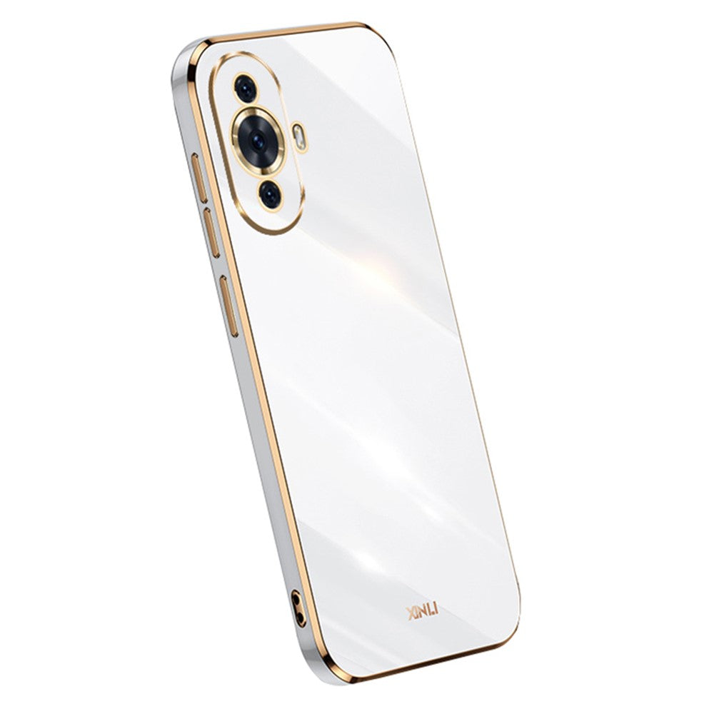 XINLI Anti-drop Phone Case for Huawei nova 11 / nova 12s 4G / nova 12 Lite 4G , Electroplated Precise Lens Cut-out TPU Cover