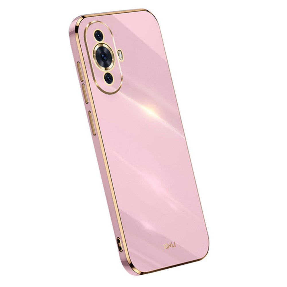 XINLI Anti-drop Phone Case for Huawei nova 11 / nova 12s 4G / nova 12 Lite 4G , Electroplated Precise Lens Cut-out TPU Cover