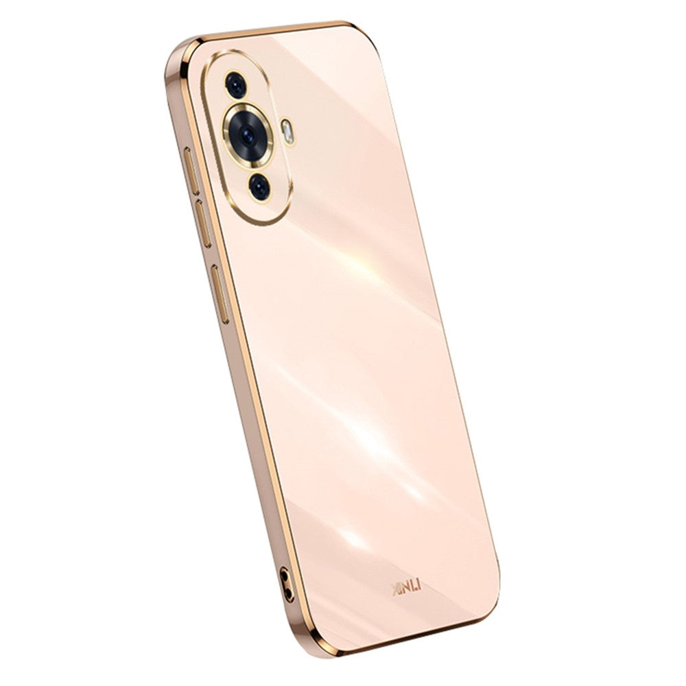 XINLI Anti-drop Phone Case for Huawei nova 11 / nova 12s 4G / nova 12 Lite 4G , Electroplated Precise Lens Cut-out TPU Cover