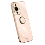 XINLI För Huawei Nova 11 Pro / Nova 11 Ultra Ringstativ Elektropläterat mobilskal Mjukt TPU Skyddsfodral