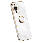 XINLI For Huawei nova 11 Pro / nova 11 Ultra Ring Kickstand Electroplated Phone Case Soft TPU Protective Cover