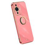 XINLI For Huawei nova 11 Pro / nova 11 Ultra Ring Kickstand Electroplated Phone Case Soft TPU Protective Cover