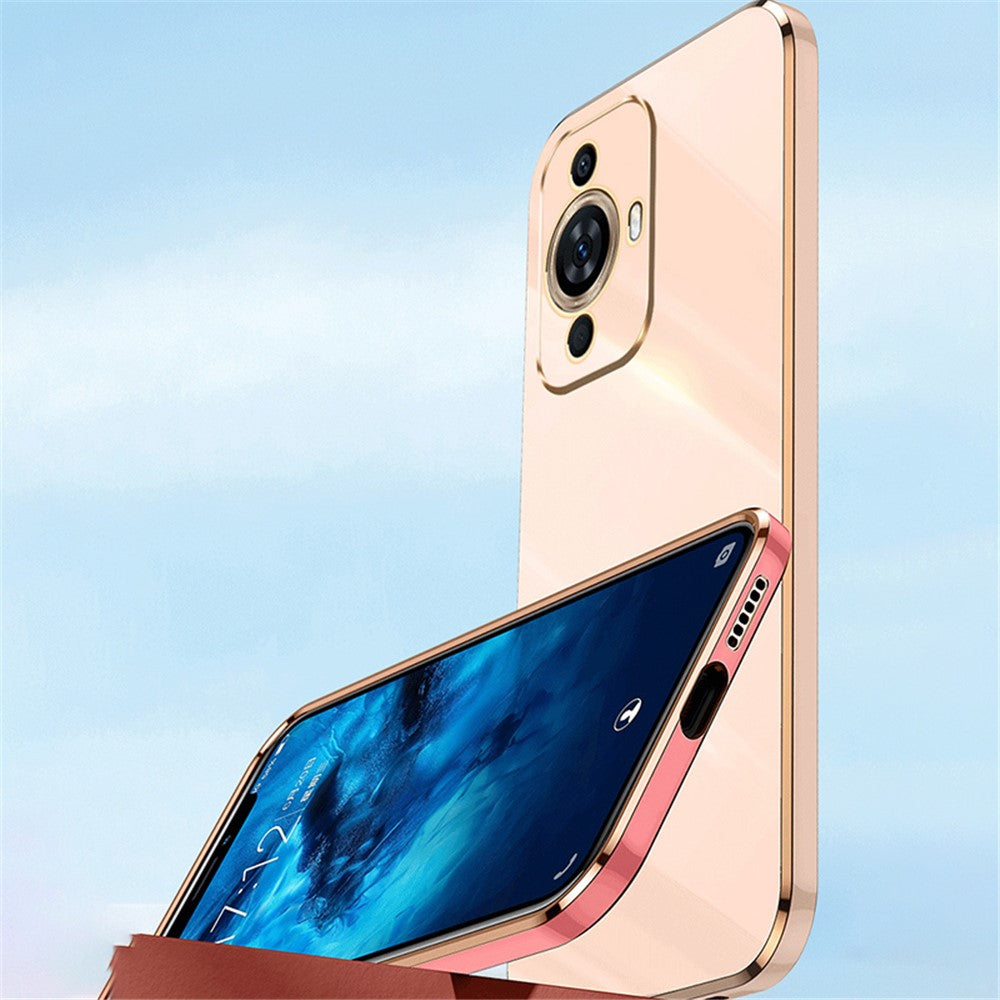 XINLI For Huawei nova 11 Pro / nova 11 Ultra Precise Lens Cut-out Phone Case TPU Electroplating Drop-proof Cover