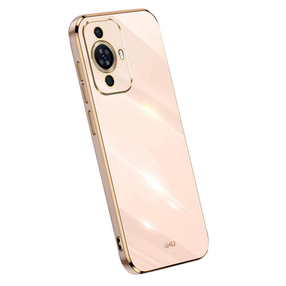 XINLI For Huawei nova 11 Pro / nova 11 Ultra Precise Lens Cut-out Phone Case TPU Electroplating Drop-proof Cover