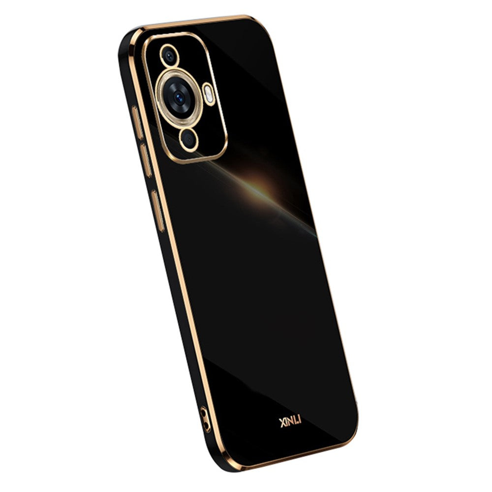 XINLI For Huawei nova 11 Pro / nova 11 Ultra Precise Lens Cut-out Phone Case TPU Electroplating Drop-proof Cover
