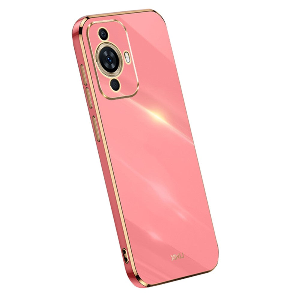 XINLI For Huawei nova 11 Pro / nova 11 Ultra Precise Lens Cut-out Phone Case TPU Electroplating Drop-proof Cover