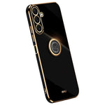 XINLI Ringstativ Mobilskal till Samsung Galaxy M54 5G / F54 5G Elektropläterat TPU-skal med precisa linsutskärningar